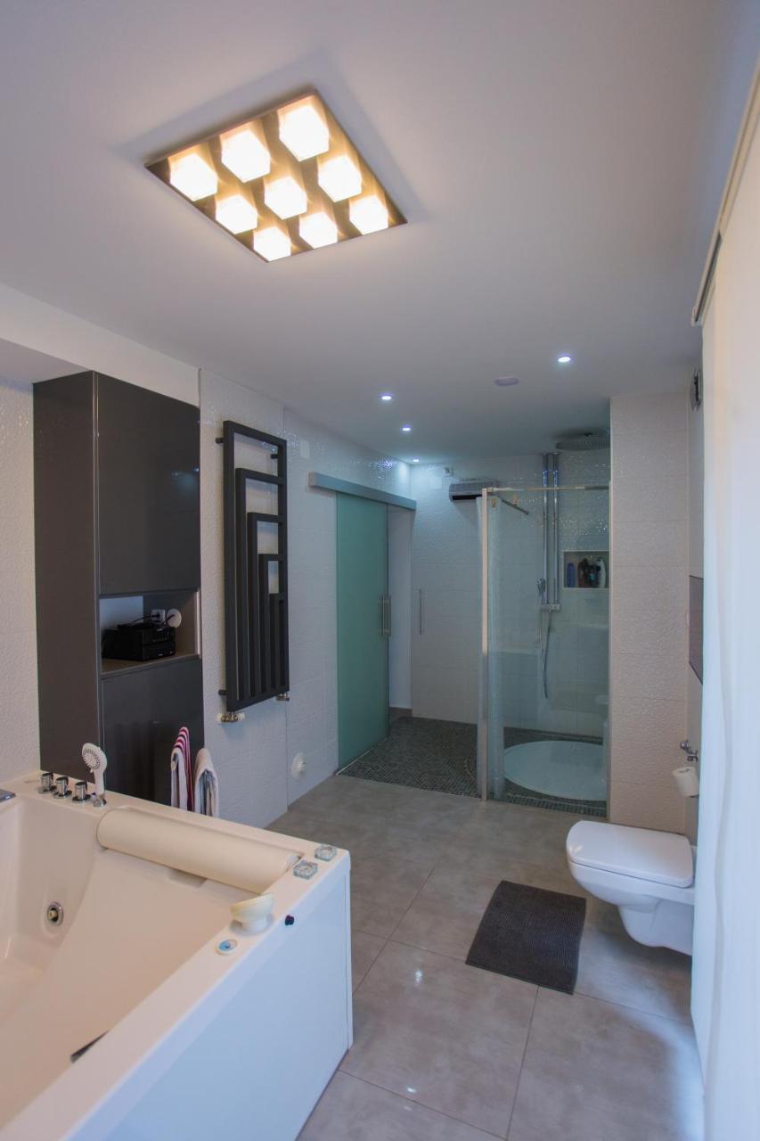 Apartment Plaza ----Wallbox 11Kw 16A ----- Private Spa- Jacuzzi, Infrared Sauna, Luxury Massage Chair, Parking, Entry With Pin 0 - 24H, Free Cancellation 24 Hours Before Check In Slavonski Brod Eksteriør billede